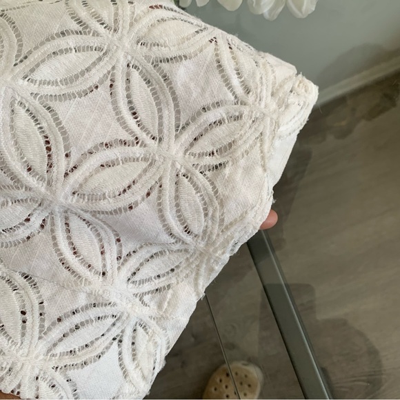 TRINA TURK WHITE CROCHET PANTS - Picture 8 of 13